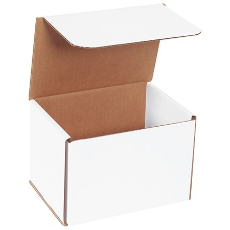 Bsc Preferred 7 x 5 x 5'' White Corrugated Mailers, 50PK BUY00027508